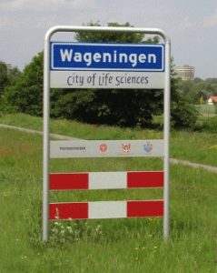 Wageningen sign