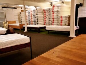 Mattress and furniture shopping at Kringloop.