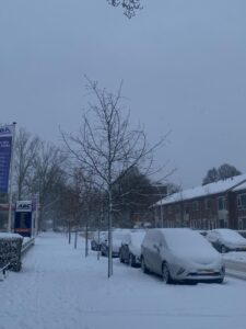 Snow in Wageningen