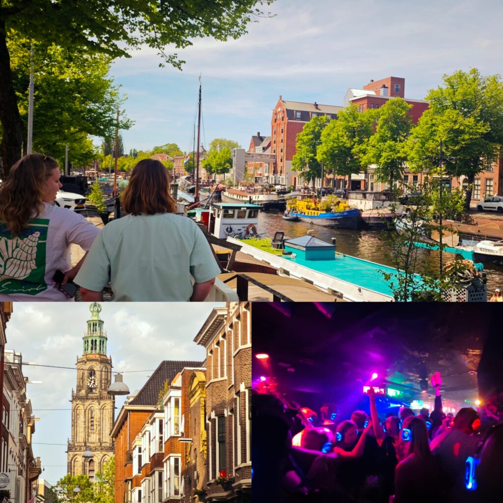 Groningen weekend trip - exploring the city, and going to a scilent disco